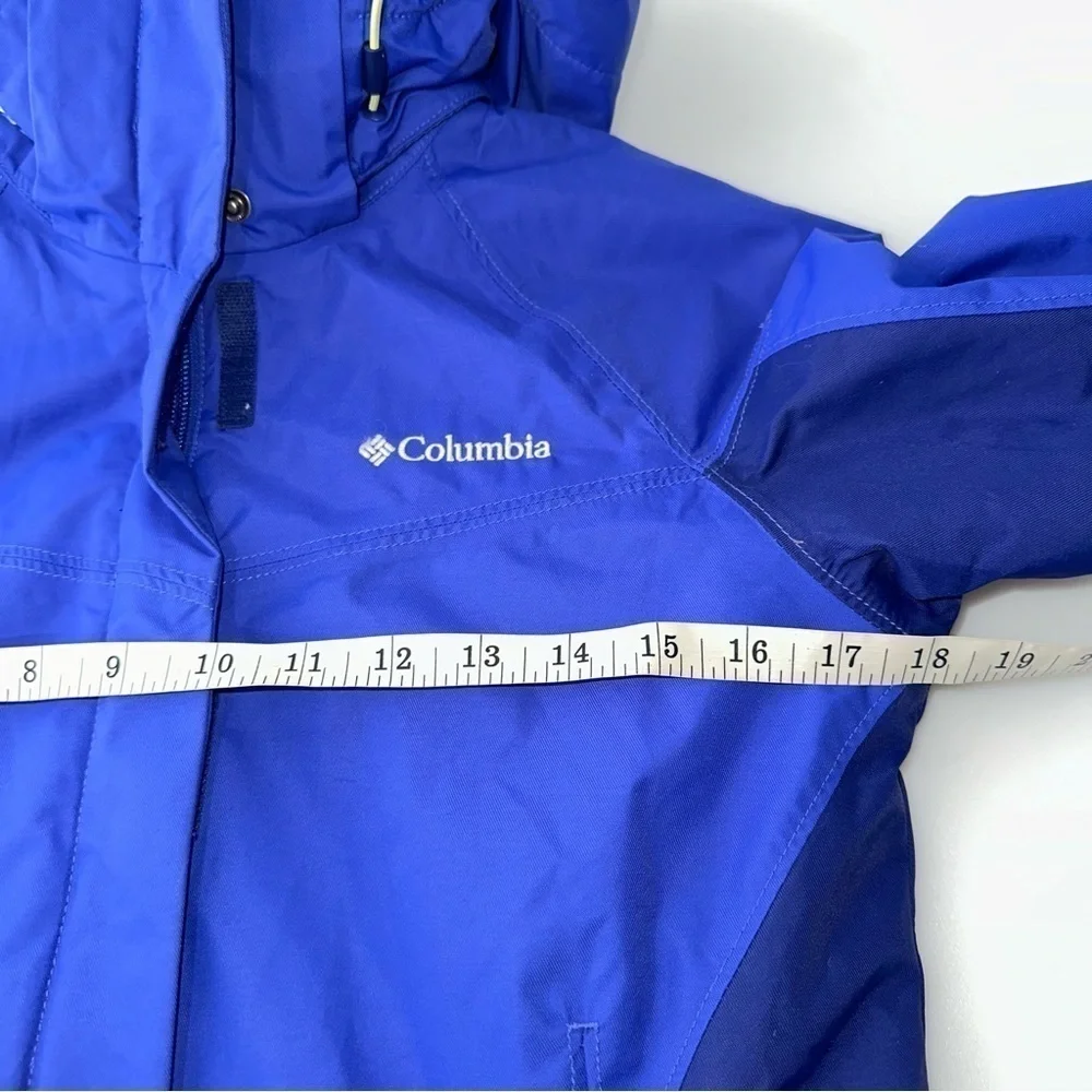 Columbia Women's Blue Omni Heat Long Sleeve Full Zip Ski Jacket - Size XS